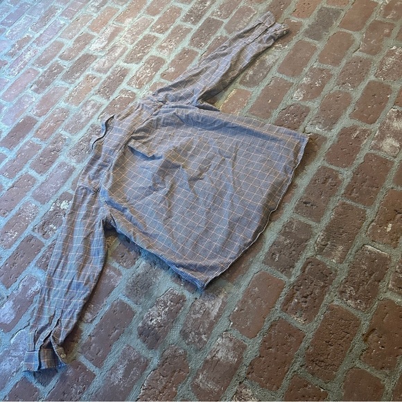 Eddie Bauer Men's Tall 3XL Flannel Multicolor Houndstooth Checked Long Sleeve - Picture 11 of 16